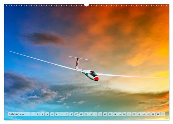 Produktbild: Segelflug, ein St&uuml;ck Freiheit (hochwertiger Premium Wandkalender 2026 DIN A2 quer), Kunstdruck in Hochglanz