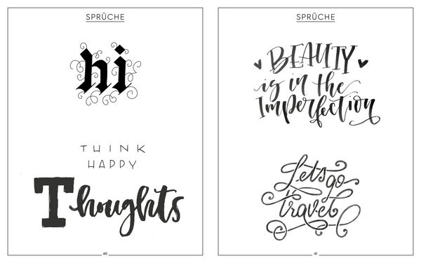 Produktbild: Handlettering &ndash; Das Vorlagenbuch