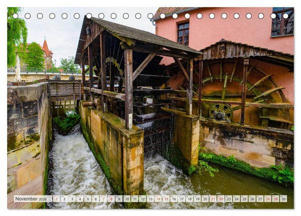 Produktbild: Lauf an der Pegnitz Impressionen (Tischkalender 2026 DIN A5 quer), CALVENDO Monatskalender