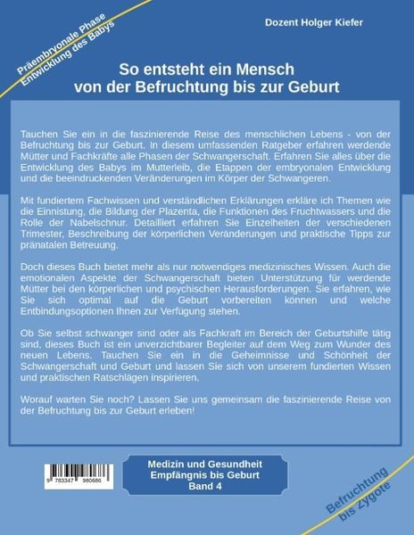 Produktbild: So entsteht ein Mensch &ndash; von der Befruchtung bis zur Geburt