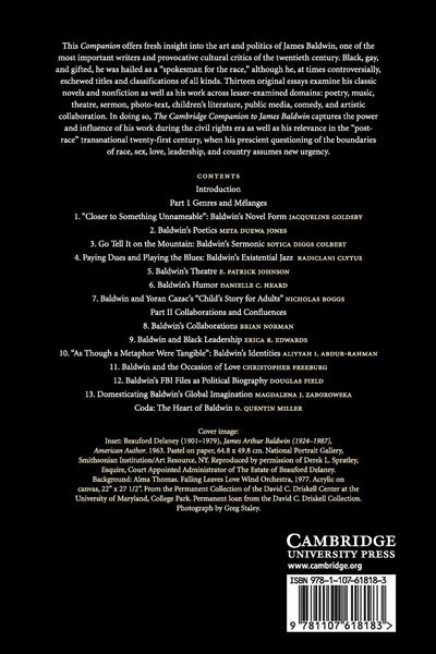 Produktbild: The Cambridge Companion to James Baldwin