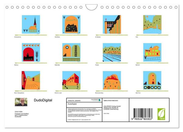 Produktbild: DudoDigital (Wandkalender 2027 DIN A4 quer), CALVENDO Monatskalender
