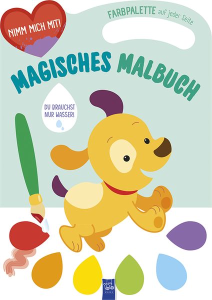 Produktbild: Magisches Malbuch - Cover gr&uuml;n (Hund)