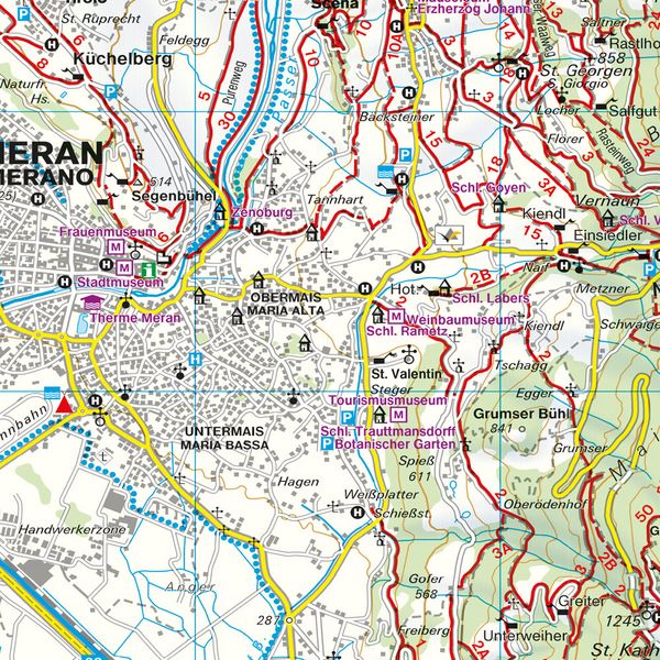 Produktbild: freytag & berndt Wanderkarte WKS 511 Meran und Umgebung 1:25.000