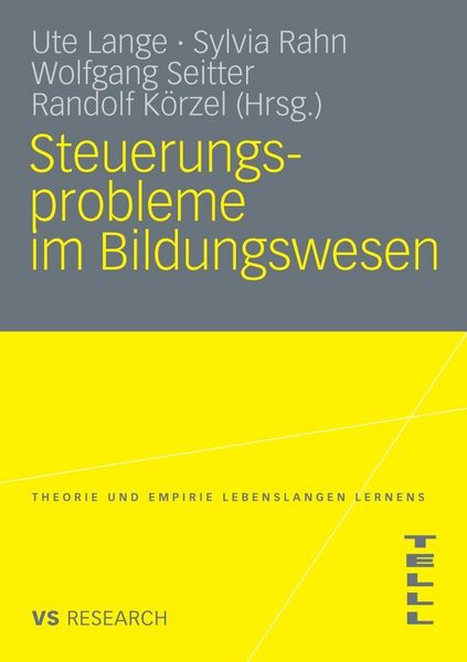 Produktbild: Steuerungsprobleme im Bildungssystem