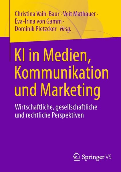 Produktbild: KI in Medien, Kommunikation und Marketing