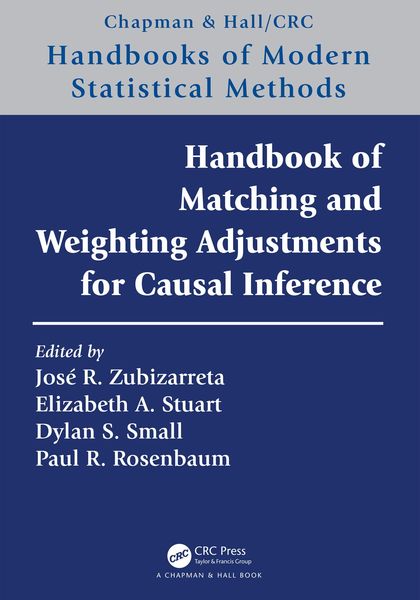 Produktbild: Handbook of Matching and Weighting Adjustments for Causal Inference