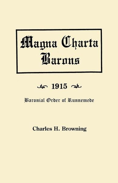 Produktbild: Magna Charta Barons, 1915. Baronial Order of Runnemede