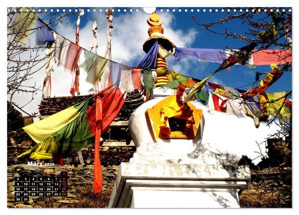Produktbild: Nepal 2026 Menschen, Berge und G&ouml;tter zwischen Annapurna und Marsyangdi (Wandkalender 2026 DIN A3 quer), CALVENDO Monatskalender