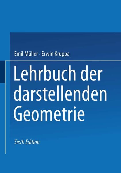 Produktbild: Lehrbuch der darstellenden Geometrie