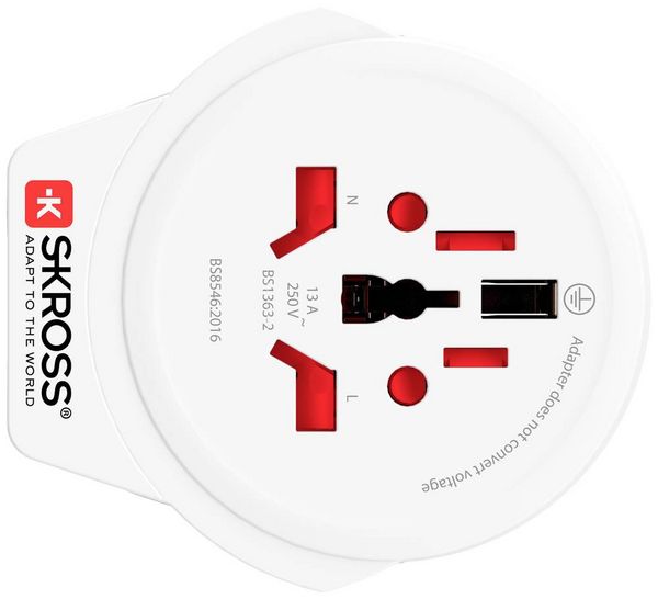 Produktbild: Skross 1.302539 Reiseadapter Pro World & USB