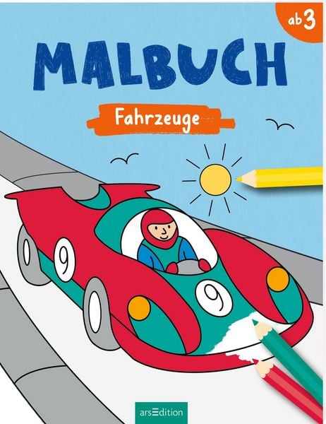 Malbuch Fahrzeuge, Taschenbuch von , arsedition, 9783845869070