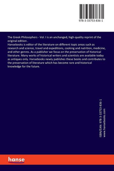 Produktbild: The Greek Philosophers