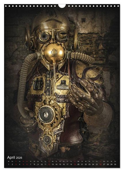Produktbild: Steampunk Artwork (Wandkalender 2026 DIN A3 hoch), CALVENDO Monatskalender