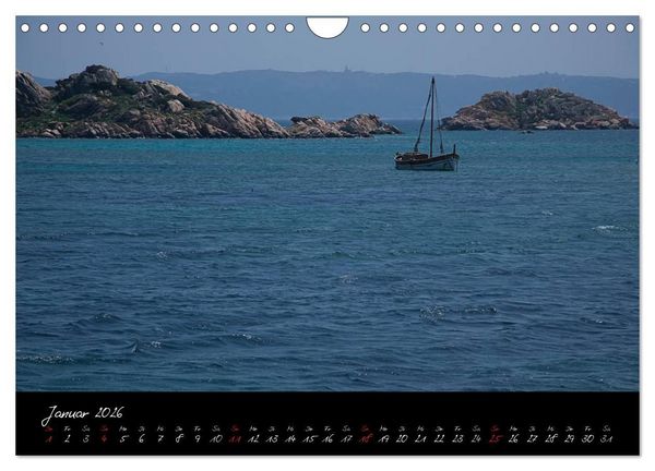 Produktbild: Blaues Sardinien (Wandkalender 2026 DIN A4 quer), CALVENDO Monatskalender