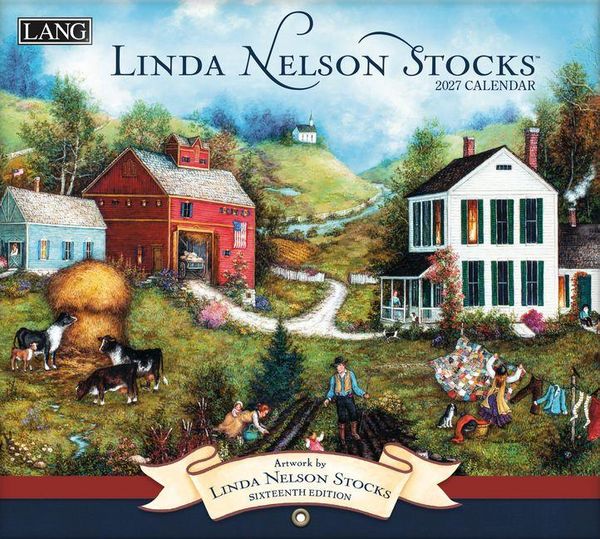 Produktbild: Linda Nelson Stocks 2027 Wall Calendar