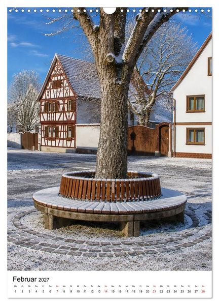 Produktbild: Trebur und die Deutsche Fachwerkstra&szlig;e (Wandkalender 2027 DIN A3 hoch), CALVENDO Monatskalender