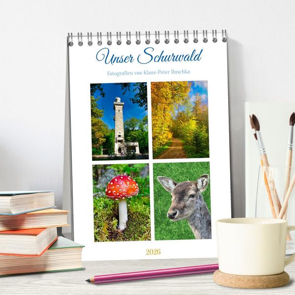 Produktbild: Unser Schurwald (Tischkalender 2026 DIN A5 hoch), CALVENDO Monatskalender