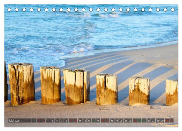 Produktbild: Sonnenunterg&auml;nge an Ostseek&uuml;ste und Bodden (Tischkalender 2026 DIN A5 quer), CALVENDO Monatskalender