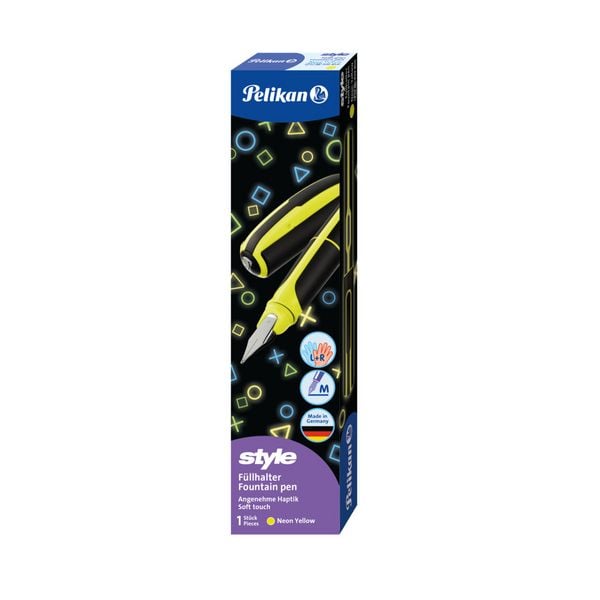 Pelikan Füllhalter style P57 schwarz/neongelb Faltschachtel, Sonstige von , Pelikan, 4012700939852