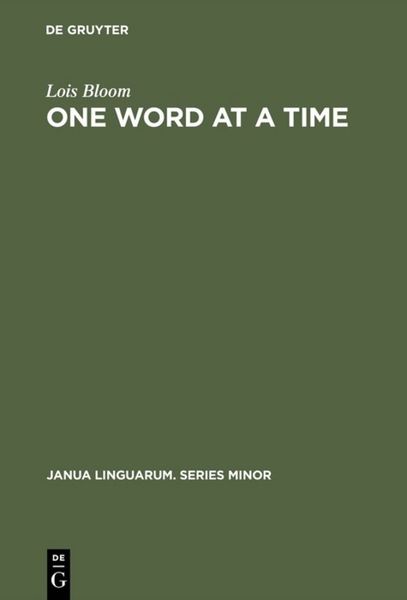 Produktbild: One Word at a Time