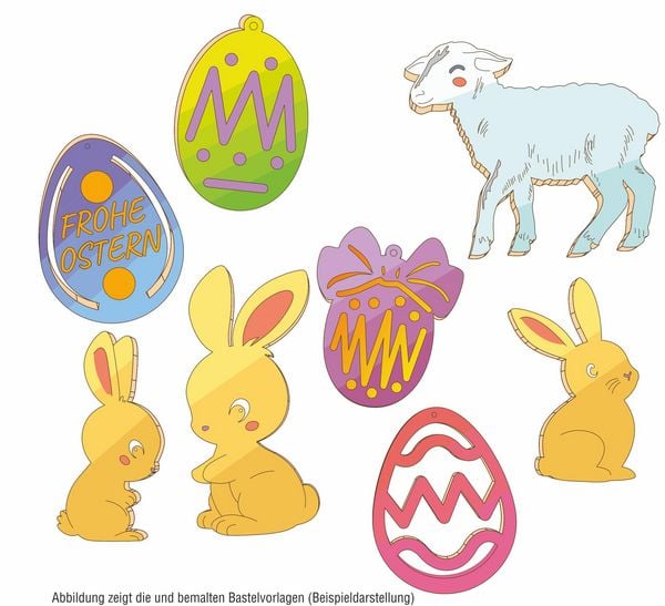 Produktbild: Bastelvorlage Ostern