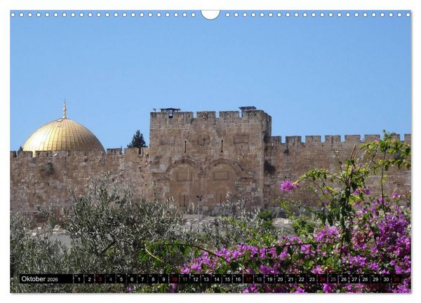 Produktbild: Jerusalem - die Goldene Stadt (Wandkalender 2026 DIN A3 quer), CALVENDO Monatskalender