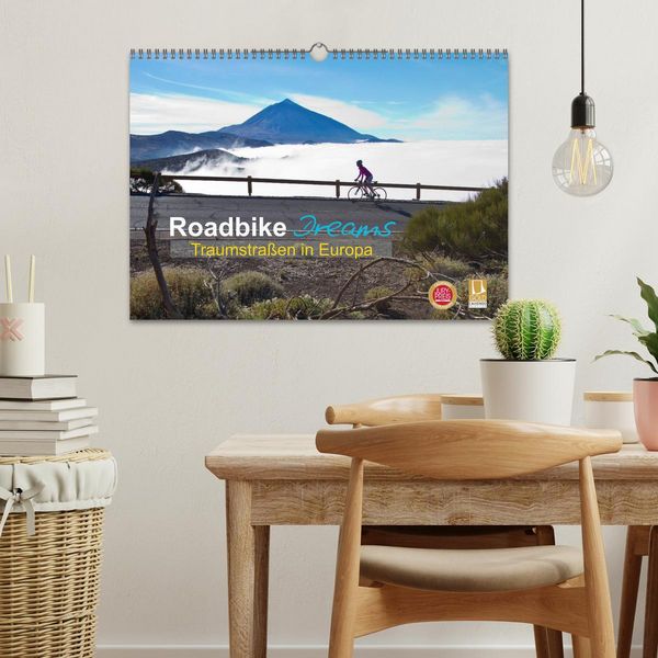 Produktbild: Roadbike Dreams. Traumstra&szlig;en in Europa (Wandkalender 2026 DIN A3 quer), CALVENDO Monatskalender