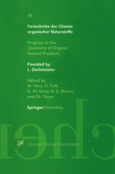 Produktbild: Fortschritte der Chemie organischer Naturstoffe / Progress in the Chemistry of Organic Natural Products