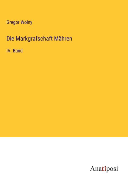 Produktbild: Die Markgrafschaft M&auml;hren