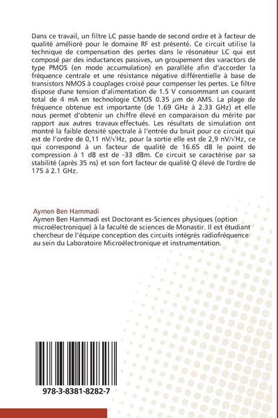 Produktbild: Conception d'un filtre LC passe bande int&eacute;gr&eacute; en technologie CMOS