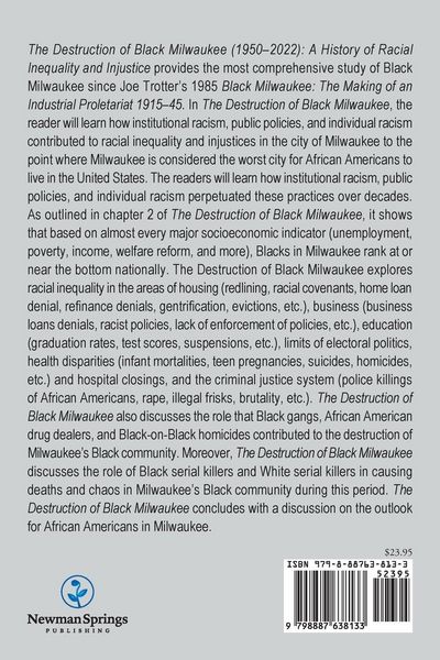 Produktbild: The Destruction of Black Milwaukee (1950-2022)