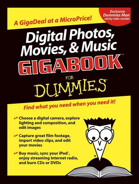 Produktbild: Digital Photos, Movies, and Music Gigabook For Dummies