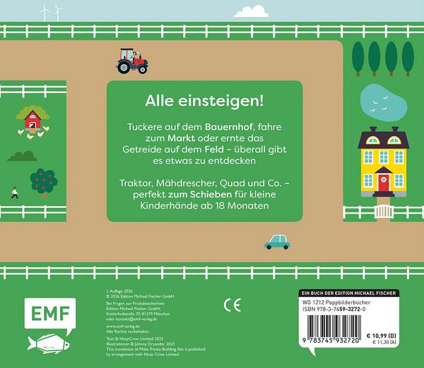 Produktbild: Tut, Tut! &ndash; Mein Schiebebuch: Lass uns Traktor fahren!