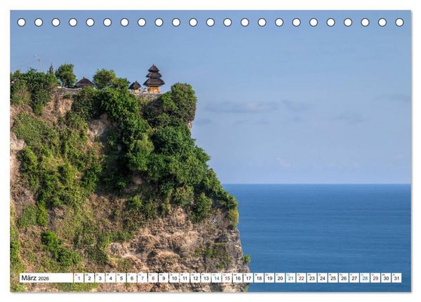 Produktbild: Bali, tropisches Inselparadies in Indonesien (Tischkalender 2026 DIN A5 quer), CALVENDO Monatskalender