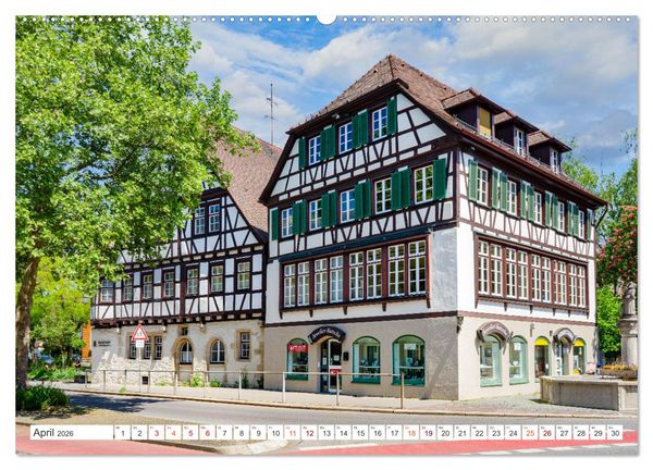 Produktbild: Sindelfingen Impressionen (Wandkalender 2026 DIN A2 quer), CALVENDO Monatskalender