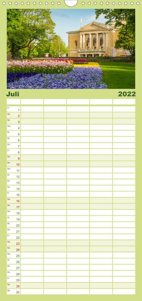 Produktbild: Familienplaner Sachsen-Anhalt - Meine vielf&auml;ltige Heimat (Wandkalender 2022 , 21 cm x 45 cm, hoch)