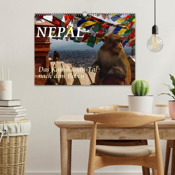 Produktbild: Nepal-Das Kathmandu-Tal nach dem Beben (Wandkalender 2026 DIN A3 quer), CALVENDO Monatskalender