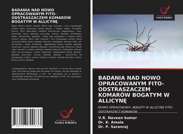 Produktbild: BADANIA NAD NOWO OPRACOWANYM FITO-ODSTRASZACZEM KOMAR&Oacute;W BOGATYM W ALLICYN&iquest;