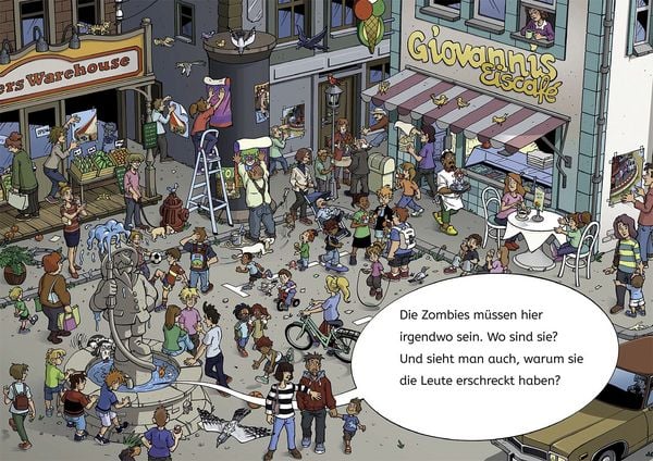 Produktbild: Die drei ??? Kids, B&uuml;cherhelden 1. Klasse, Vorsicht, Zombies!