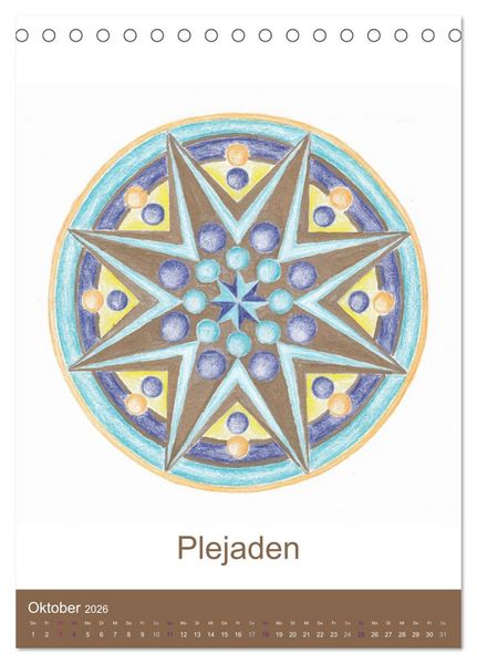 Produktbild: Atlantisheilsymbole (Tischkalender 2026 DIN A5 hoch), CALVENDO Monatskalender