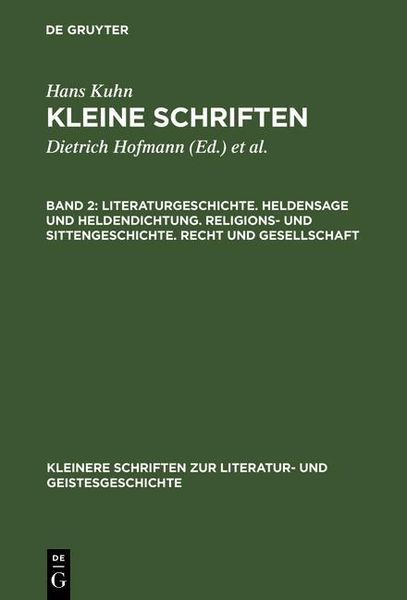 Produktbild: Literaturgeschichte. Heldensage und Heldendichtung. Religions- und Sittengeschichte. Recht und Gesellschaft