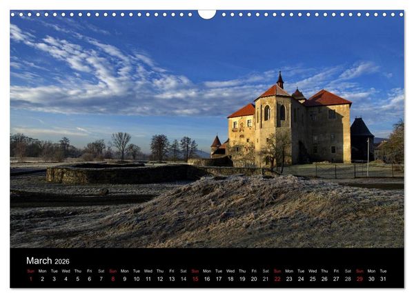 Produktbild: Monuments of Czech Republic 2026 (Wall Calendar 2026 DIN A3 landscape), CALVENDO 12 Month Wall Calendar