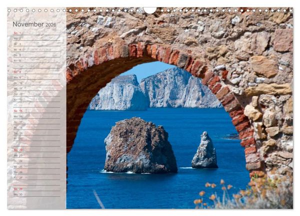 Produktbild: Die sch&ouml;nsten K&uuml;sten Italiens (Wandkalender 2026 DIN A3 quer), CALVENDO Monatskalender