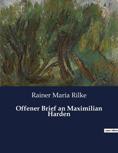 Produktbild: Offener Brief an Maximilian Harden