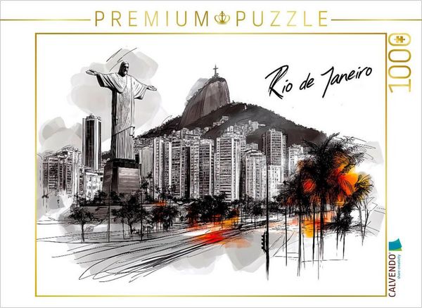 CALVENDO Puzzle Rio de Janero | 1000 Teile Lege-Größe 64x48cm Foto-Puzzle für glückliche Stunden, Sonstige von , Calvendo Puzzle, 4066851866055