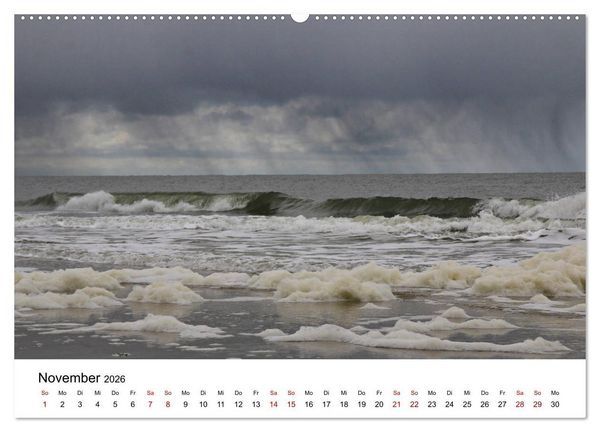 Produktbild: Insel Amrum - Ein Juwel unterm norddeutschen Himmel (Wandkalender 2026 DIN A2 quer), CALVENDO Monatskalender
