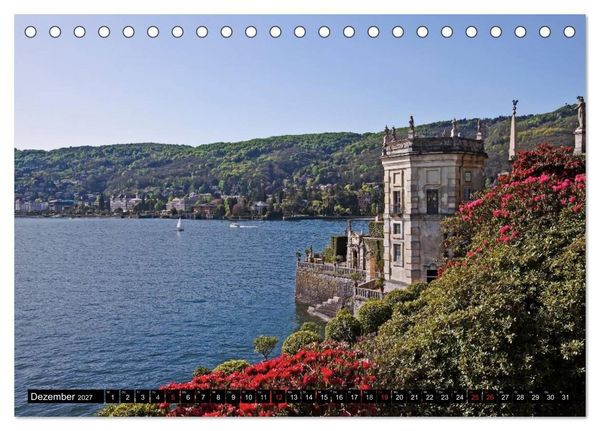 Produktbild: Lago Maggiore - Der malerische See in Italien und der Schweiz (Tischkalender 2027 DIN A5 quer), CALVENDO Monatskalender