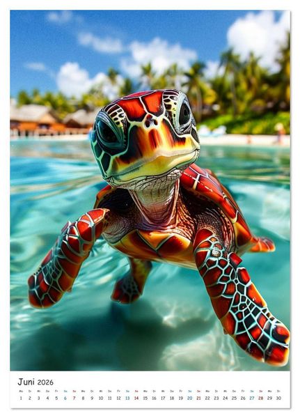 Produktbild: Im Rhythmus der Wellen (Tischkalender 2026 DIN A5 hoch), CALVENDO Monatskalender