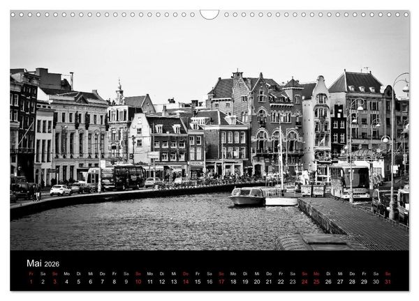 Produktbild: Amsterdam 2026 (Wandkalender 2026 DIN A3 quer), CALVENDO Monatskalender